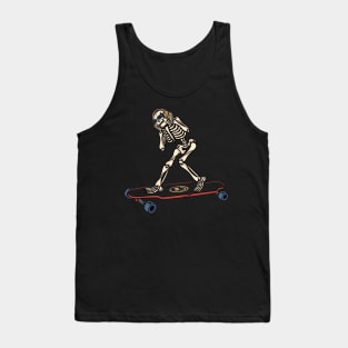 Skate and Music, Skater Musician, Skate and Die Tank Top